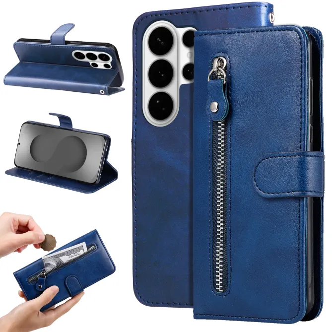 Housse Samsung Galaxy S26 Ultra Portefeuille Zippé ATLAS