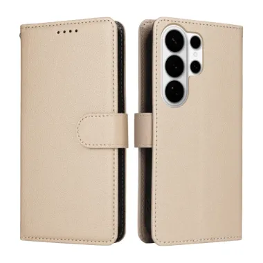 Housse Samsung Galaxy S26 Ultra Portefeuille Cuir Grainé RFID