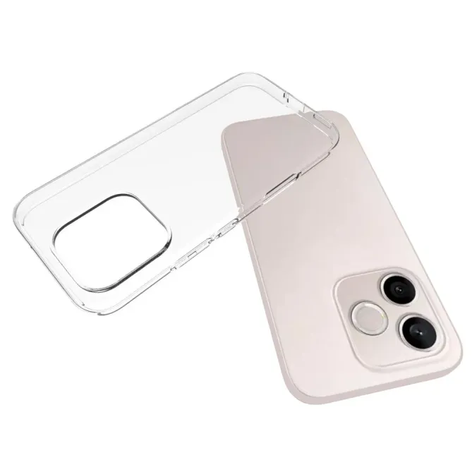 Coque Honor 600 Lite Silicone Transparent Anti-Traces
