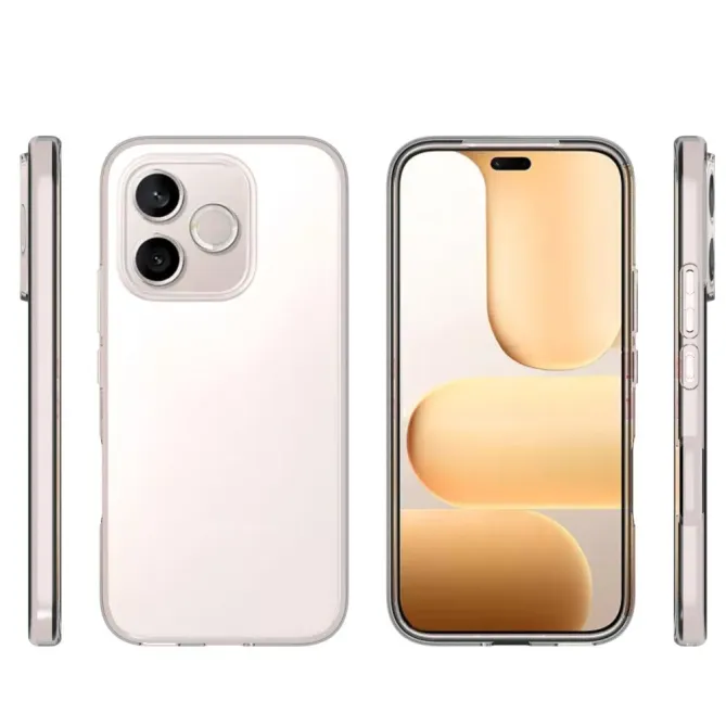 Coque Honor 600 Lite Silicone Transparent Anti-Traces