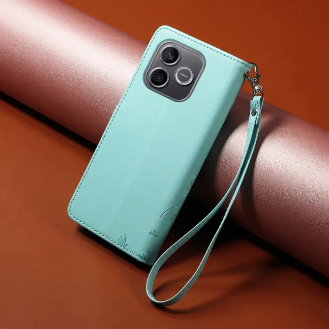 Étui Honor 600 Lite Motif Chiens avec Blocage RFID et Dragonne