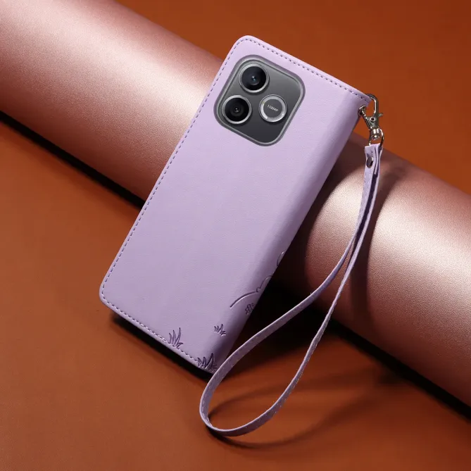 Étui Honor 600 Lite Motif Chiens avec Blocage RFID et Dragonne