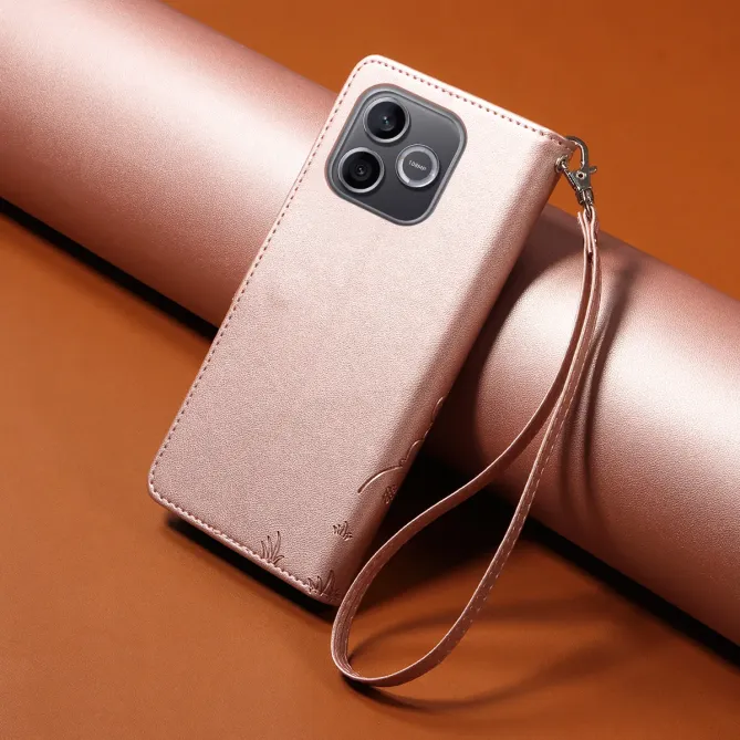 Étui Honor 600 Lite Motif Chiens avec Blocage RFID et Dragonne