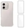 Pack Protection Intégrale Honor 600 Lite WL2 Coque Silicone et 2 Verres Trempés