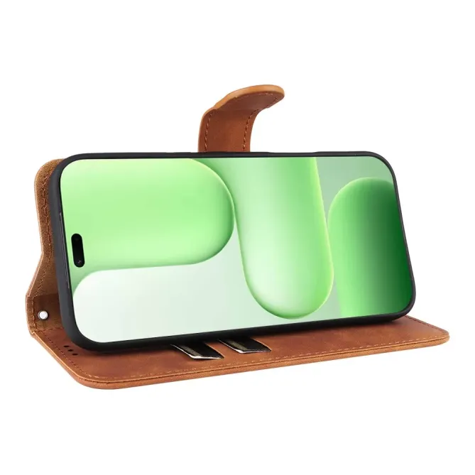 Étui Honor 600 Lite Effet Cuir avec Dragonne