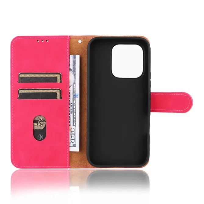 Étui Honor 600 Lite Effet Cuir avec Dragonne