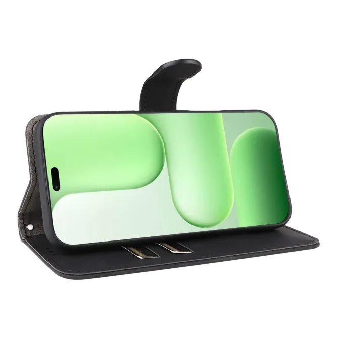 Étui Honor 600 Lite Effet Cuir avec Dragonne