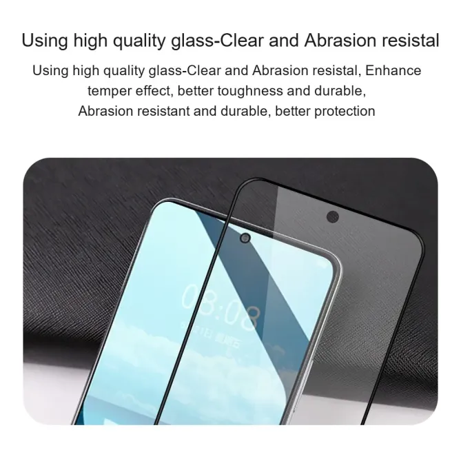 Verre Trempé Honor 600 Lite Protection Écran Intégrale Colle Complète