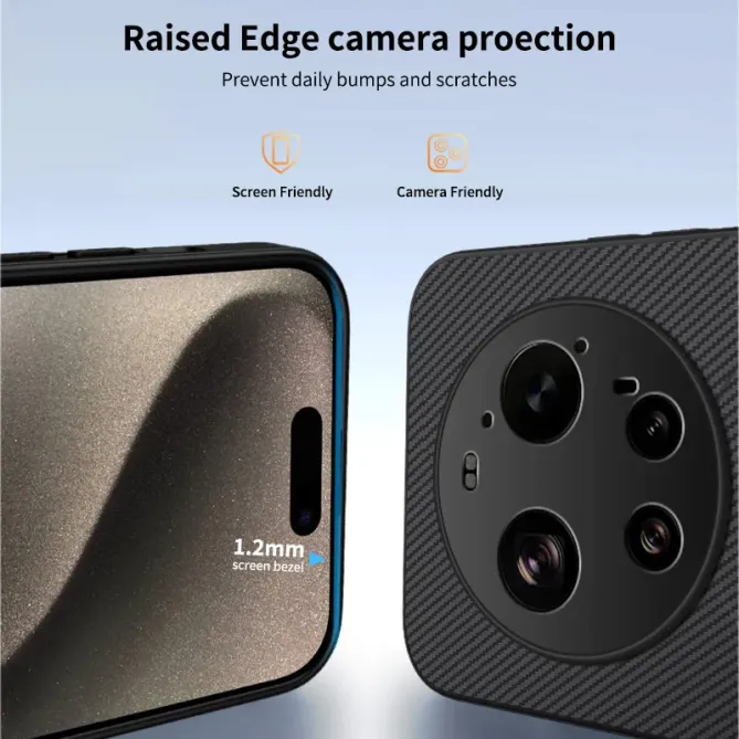 Coque Xiaomi 17 Ultra Carbone Magnétique avec 2 Verres Trempés