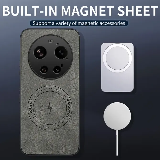 Coque Xiaomi 17 Ultra Magnétique Nappa avec 2 verre trempé