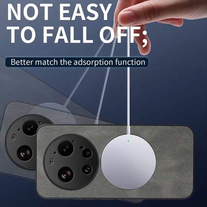 Coque Xiaomi 17 Ultra Magnétique Nappa avec 2 verre trempé