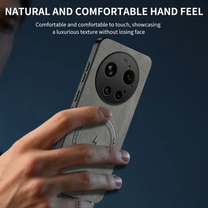 Coque Xiaomi 17 Ultra Magnétique Nappa avec 2 verre trempé