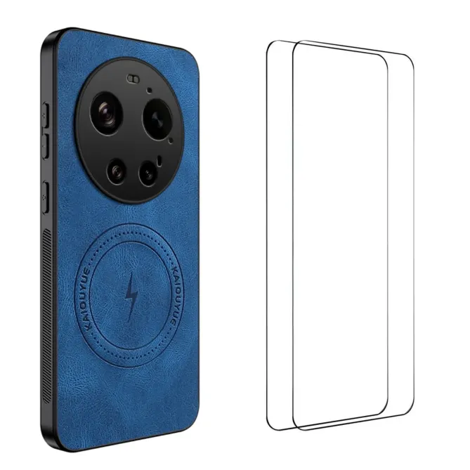 Coque Xiaomi 17 Ultra Magnétique Nappa avec 2 verre trempé