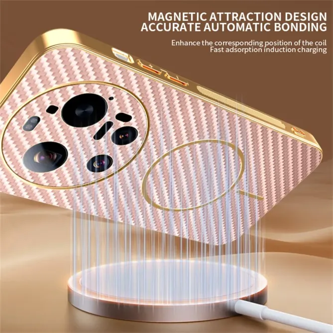 Coque Xiaomi 17 Ultra Magnétique Texture Carbone