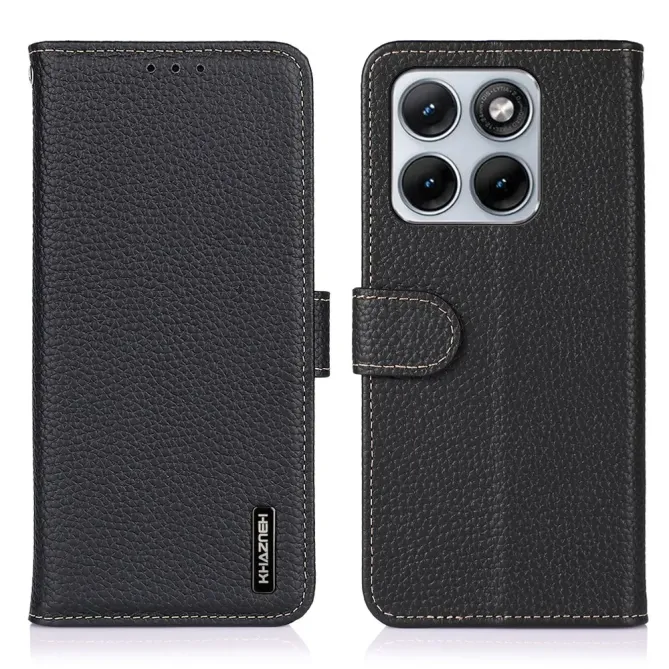 Housse Motorola Edge 70 Fusion Cuir Grainé KHAZNEH