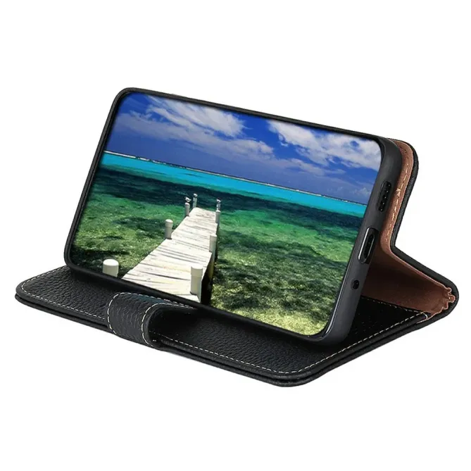 Housse Motorola Edge 70 Fusion Cuir Grainé KHAZNEH