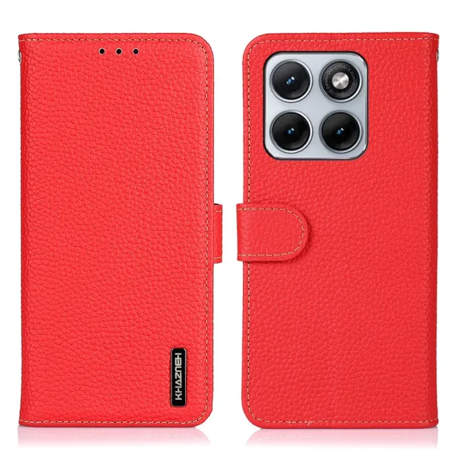 Housse Motorola Edge 70 Fusion Cuir Grainé KHAZNEH