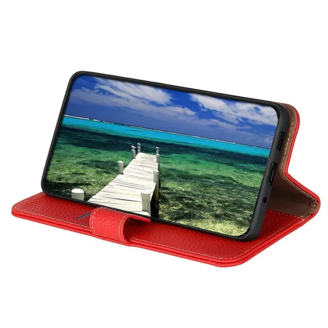 Housse Motorola Edge 70 Fusion Cuir Grainé KHAZNEH