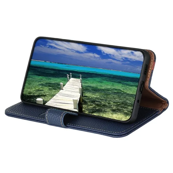 Housse Motorola Edge 70 Fusion Cuir Grainé KHAZNEH