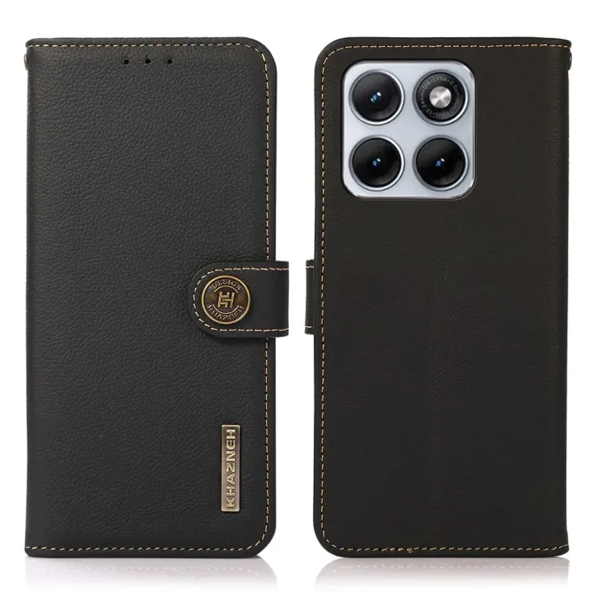 Housse Motorola Edge 70 Fusion Cuir Véritable Classique