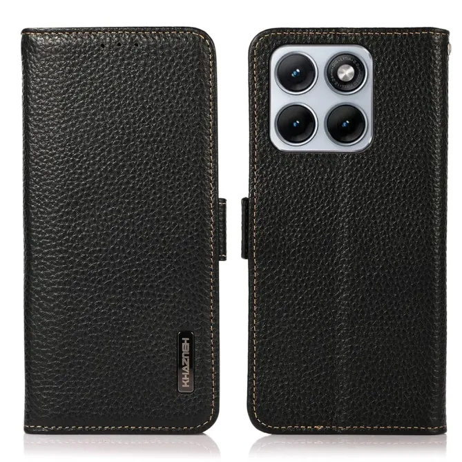 Housse Motorola Edge 70 Fusion KHAZNEH cuir grainé first