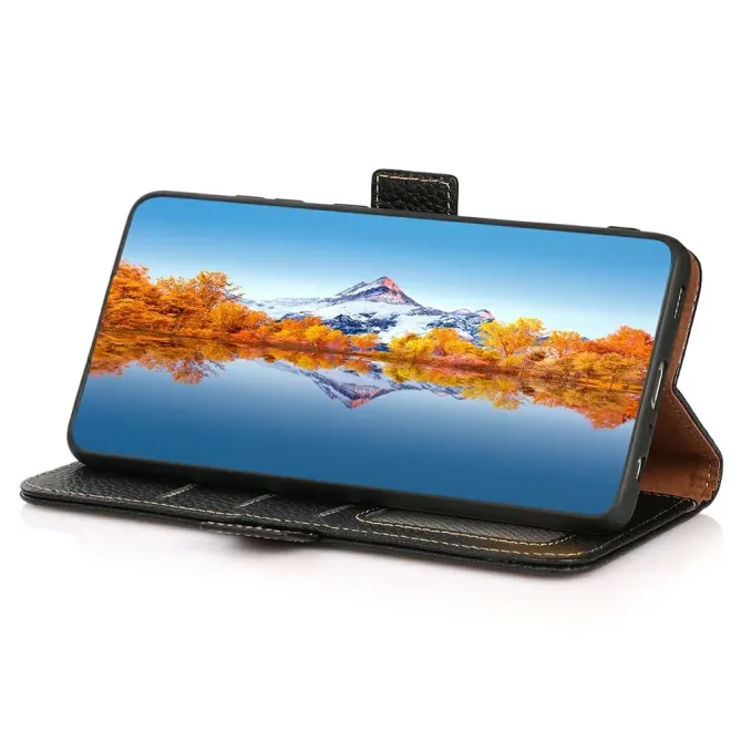 Housse Motorola Edge 70 Fusion KHAZNEH cuir grainé first