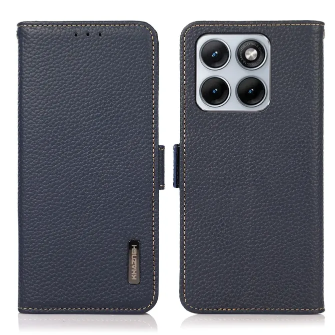 Housse Motorola Edge 70 Fusion KHAZNEH cuir grainé first