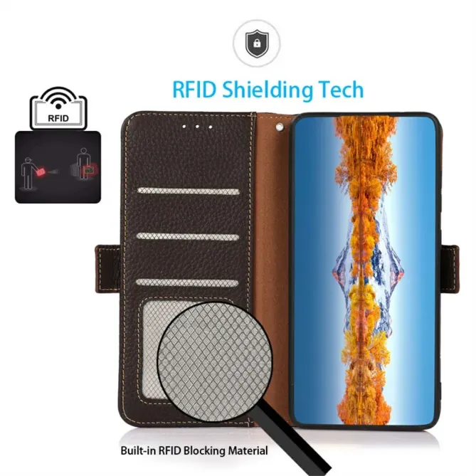 Housse Motorola Edge 70 Fusion KHAZNEH cuir grainé first