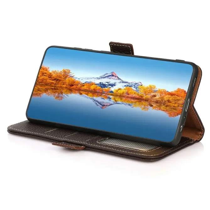 Housse Motorola Edge 70 Fusion KHAZNEH cuir grainé first