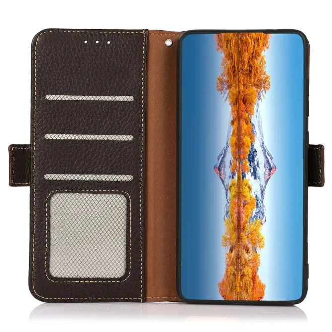 Housse Motorola Edge 70 Fusion KHAZNEH cuir grainé first