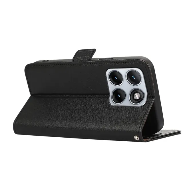 Housse Motorola Edge 70 Fusion Simili Cuir Litchi Anti-RFID