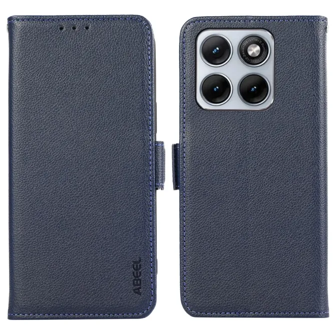 Housse Motorola Edge 70 Fusion Simili Cuir Litchi Anti-RFID