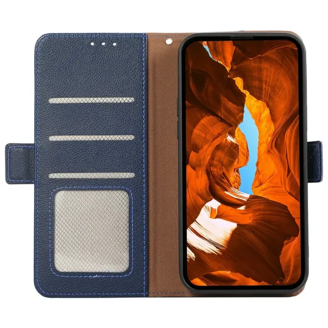 Housse Motorola Edge 70 Fusion Simili Cuir Litchi Anti-RFID