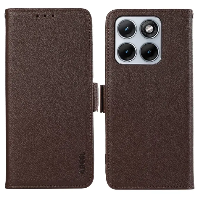 Housse Motorola Edge 70 Fusion Simili Cuir Litchi Anti-RFID