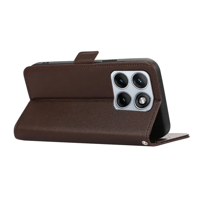 Housse Motorola Edge 70 Fusion Simili Cuir Litchi Anti-RFID