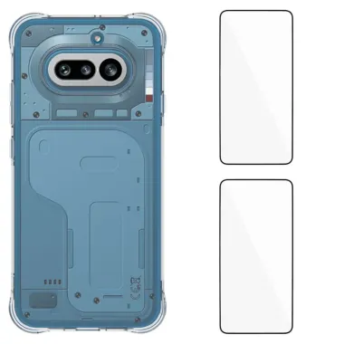 Coque Nothing Phone (4a) Antichoc et 2 Verres Trempés