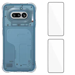Coque Nothing Phone (4a) Antichoc et 2 Verres Trempés