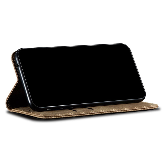 Housse iPhone 13 mini Portefeuille Support Jean