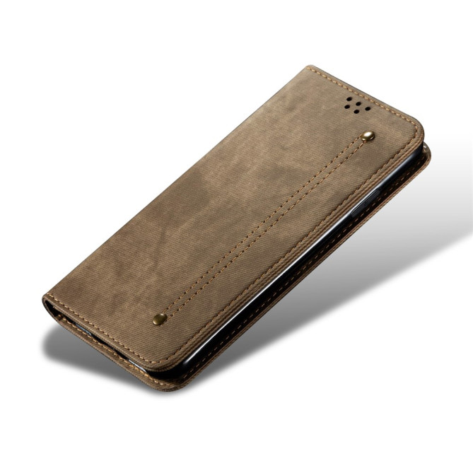 Housse iPhone 13 mini Portefeuille Support Jean