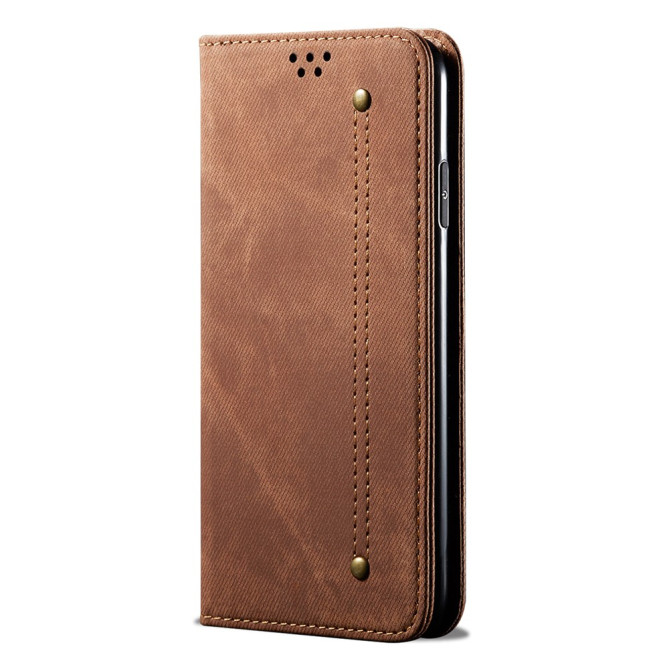 Housse iPhone 13 mini Portefeuille Support Jean