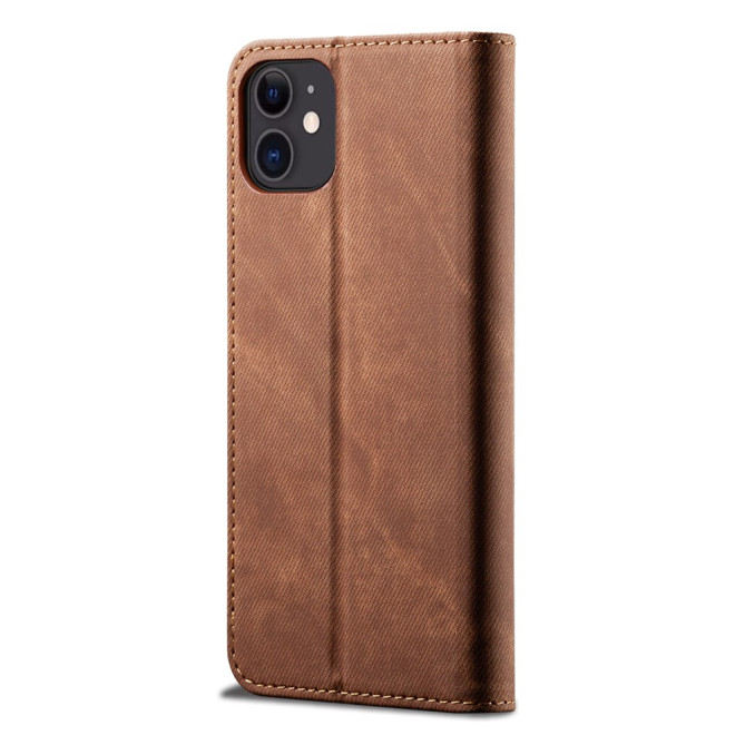 Housse iPhone 13 mini Portefeuille Support Jean