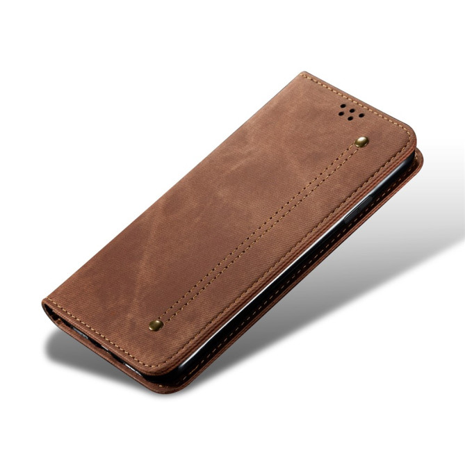 Housse iPhone 13 mini Portefeuille Support Jean