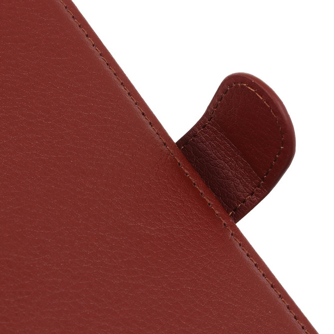 Housse iPhone 13 mini Portefeuille Support Litchi