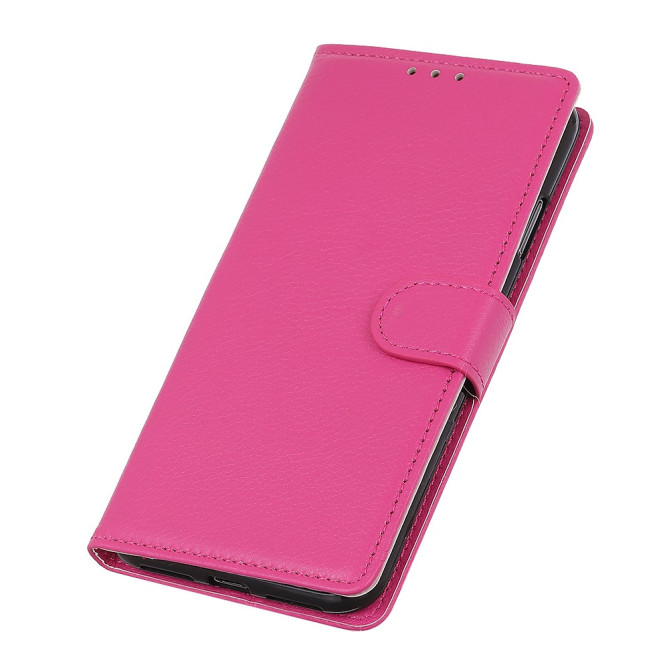 Housse iPhone 13 mini Portefeuille Support Litchi