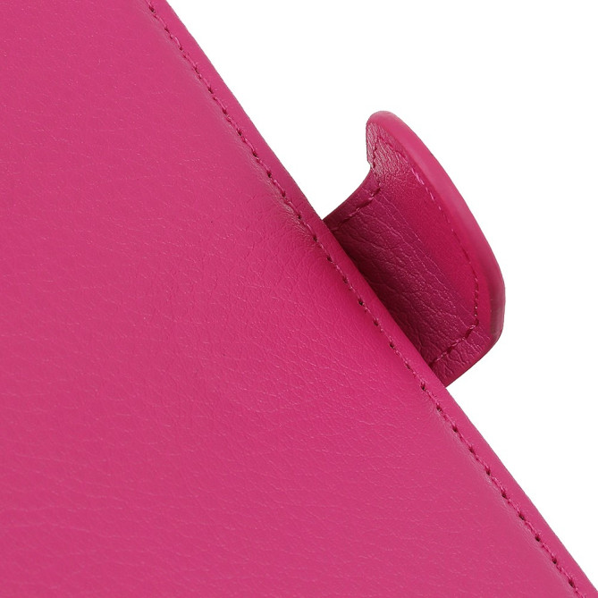 Housse iPhone 13 mini Portefeuille Support Litchi