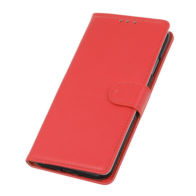 Housse iPhone 13 mini Portefeuille Support Litchi