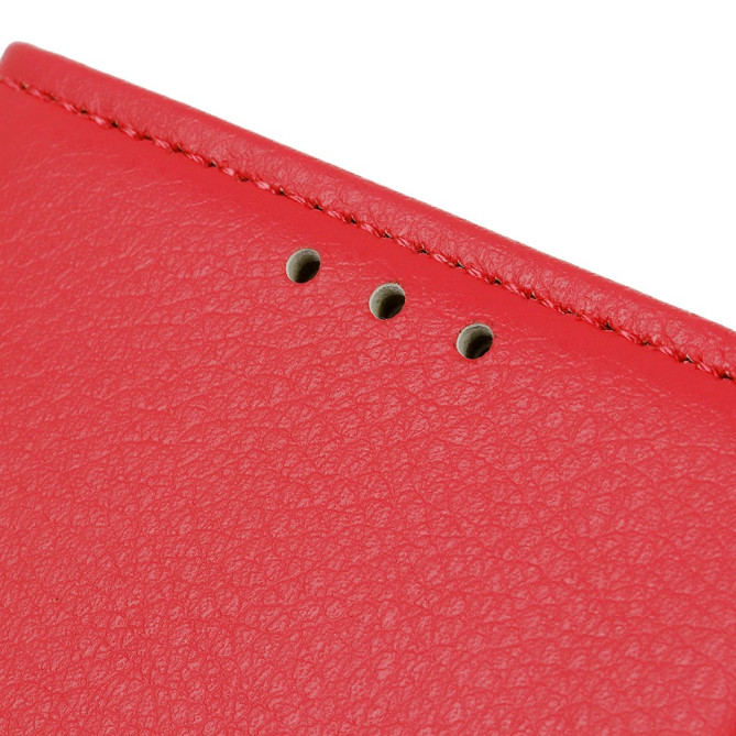 Housse iPhone 13 mini Portefeuille Support Litchi