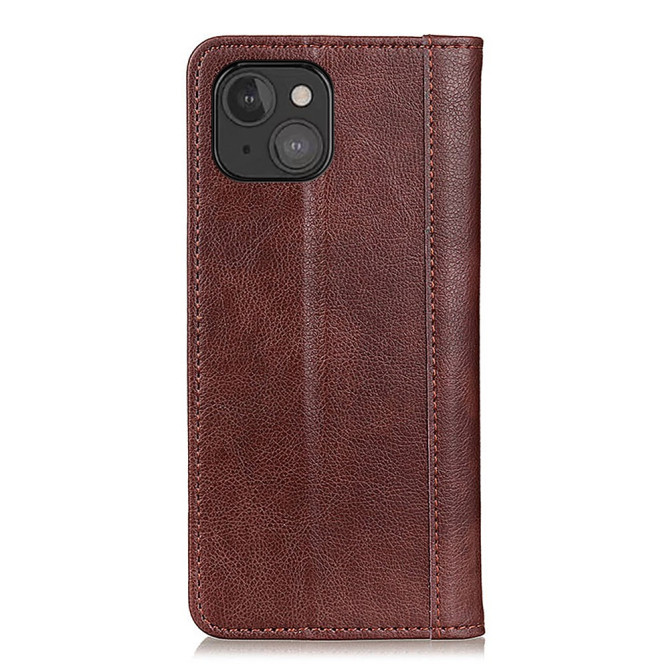 Housse iPhone 13 mini Portefeuille Support Litchi Modèle 2