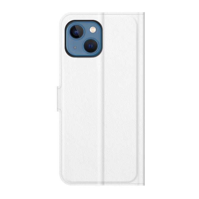 Housse iPhone 13 mini Portefeuille Support Litchi Modèle 3