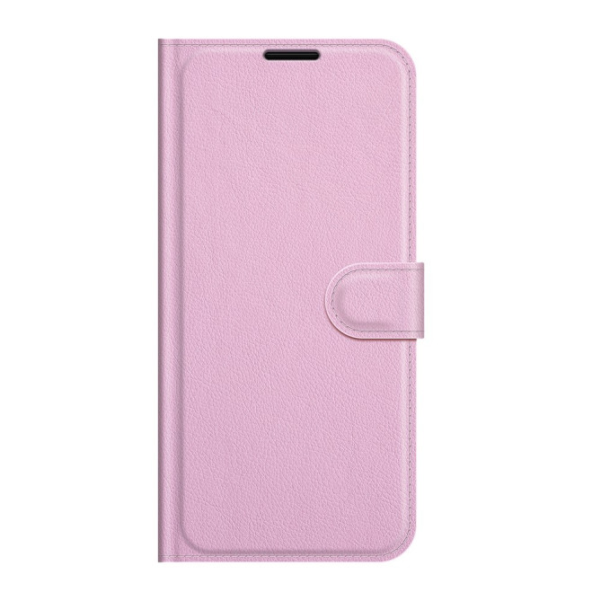 Housse iPhone 13 mini Portefeuille Support Litchi Modèle 3